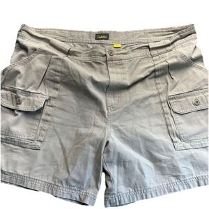 Cabelas Khaki Cargo  Shorts Mens Size 44‎ Hiking Casual Preppy outdoor